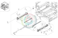 Прижимной (резиновый) вал 302KK94290 для Kyocera Mita TASKalfa 181/ 221/ 180/ 220/ FS-6025MFP/ FS-6030MFP/ FS-6525MFP