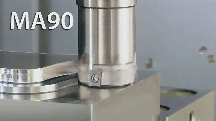 Tangential 90° End Mill with 4-Edge Inserts  MA90
