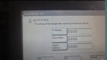 How to assign IP address to Kyocera Taskalfa Printers and Connecting to Computer