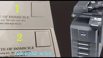 One Side of it is Bad, One side is fine | 5500i kyocera print problems | 5500i Image is too light |