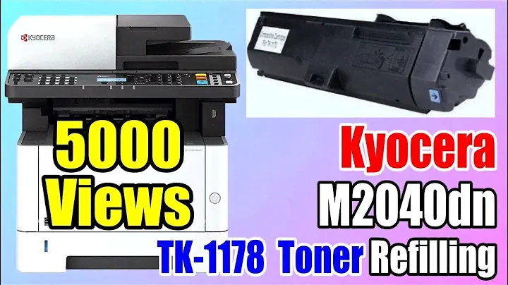 Easy Way To Refilling Kyocera M2040DN TK 1178 Cartridge