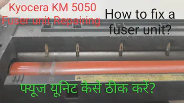 kyocera km 5050  fixing coh Kaise change kare