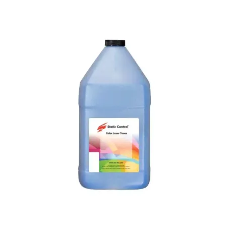 Тонер Static Control KYTK5240-1KG-C для Kyocera (фл. 1кг) голубой