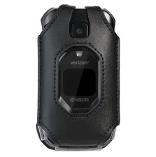 Fitted Leather Case w/Belt Clip for Kyocera DuraXV Extreme E4810, Extreme+ E4811