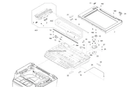 Блок сканера в сборе 302MH93010 для Kyocera Mita FS-1135MFP/ ECOSYS M2030dn
