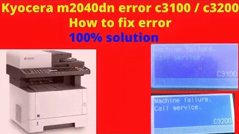 Kyocera ecosys m2040dn ошибка c3100 c3200 решение! как исправить ошибку?