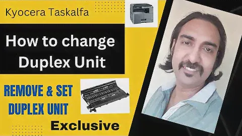 How to Remove & Set Duplex Unit || Kyocera Taskalfa ll Technical Dost JOYDEEP