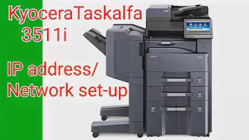 KyoceraTaskalfa 3511i/3510i IP address & Network set-up