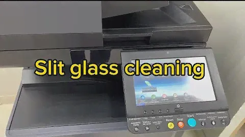 How to clean slit glass on Kyocera