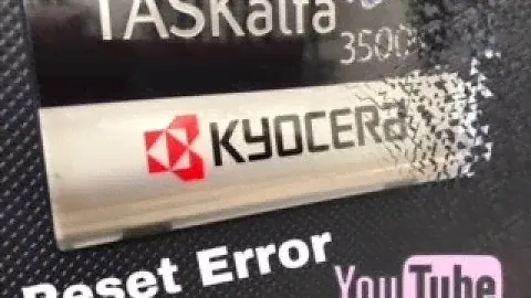 Kyocera TASKAlfa ci Reset Error Service Call