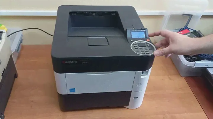 Демонстрация работы принтера Kyocera ECOSYS P3050dn (S/N: VLZ7712067)