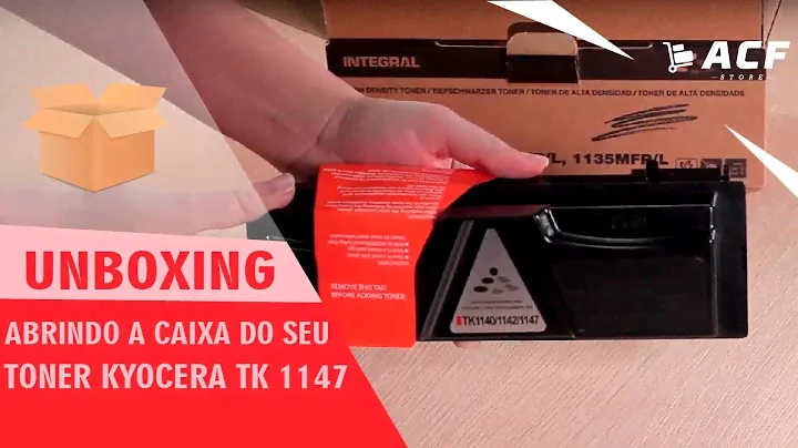 UNBOXING: ABRINDO A CAIXA DO SEU TONER KYOCERA TK 1147