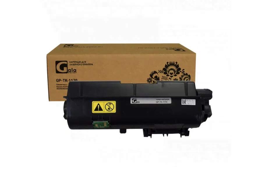 Тонер-картридж GalaPrint GP-TK-1170 для Kyocera ECOSYS M2040dn, Kyocera ECOSYS M2540dn (совместимый, чёрный, 7200 стр.)-0