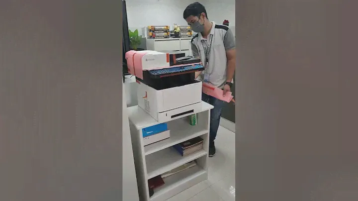 UNBOXING KYOCERA ECOSYS M2540DN B&W PHOTOCOPIER PRINTER SCANNER FX