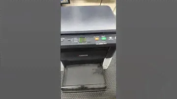 KYOCERA FS-1020 Configurate page. How to print config/test/ page