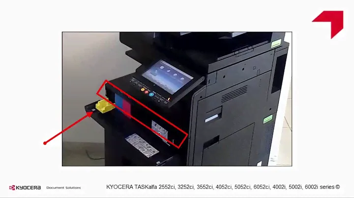 TASKalfa 2552ci series Cambio de tóner