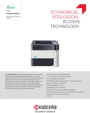 Принтер лазерный персональный монохромный Kyocera ECOSYS P3050dn