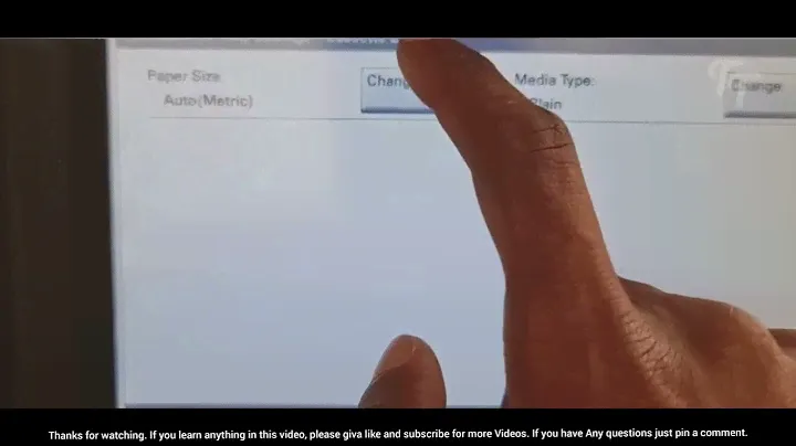 How to Set  cassette settings in Kyocera TASKalfa Printer