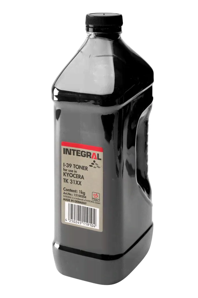 Тонер INTEGRAL (I-39) для Kyocera TK-3160/TK-3170/TK-3190 (1кг/фл.)-0