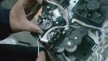 снятие редуктора Kyocera 1120/2035