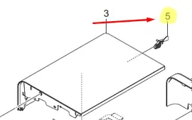 Активатор датчика Kyocera M2040dn/M2735 (Тех.упак) / 302S018560 ACTUATOR BASE
