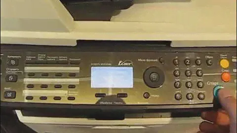 Ошибка копирования, сканирование ecosys m2535dn